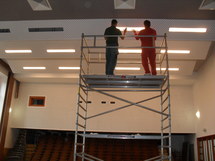 Rekonstrukce osvětlení v kulturním centru Přeštice